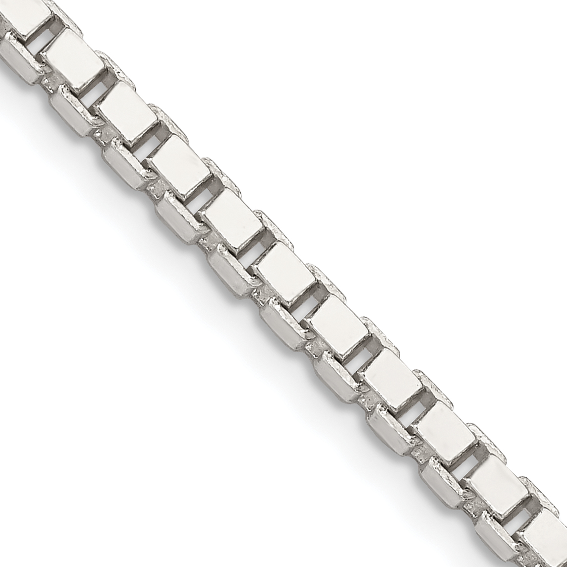 Sterling Silver 3.25mm Box Chain (QBX060-30)