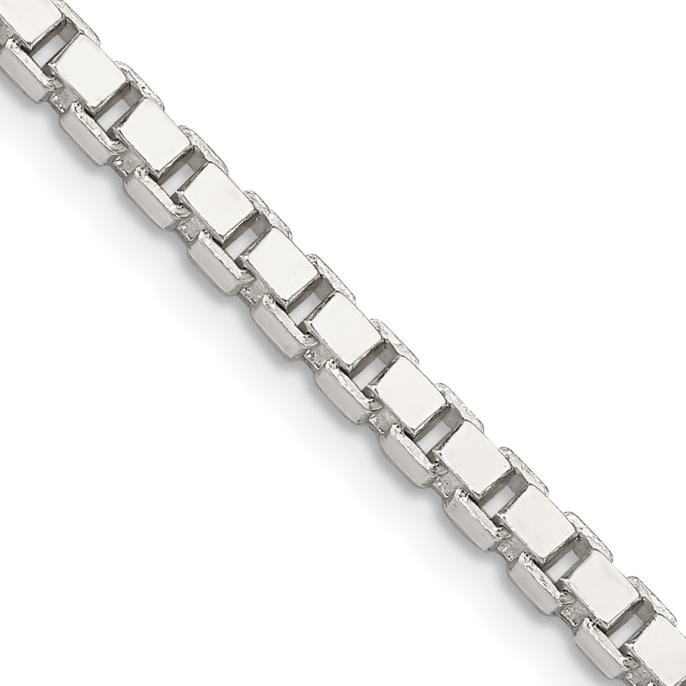 Sterling Silver 3.25mm Box Chain (QBX060-30)
