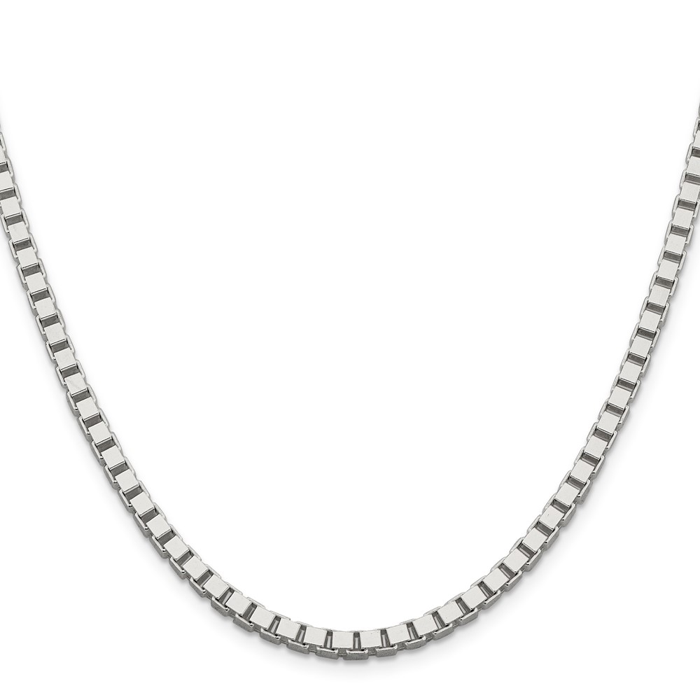Sterling Silver 3.75mm Box Chain (QBX065-20)