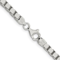 Sterling Silver 3.75mm Box Chain view 3