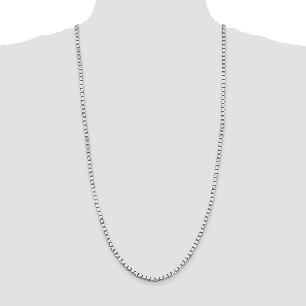 Sterling Silver 3.75mm Box Chain (QBX065-30)