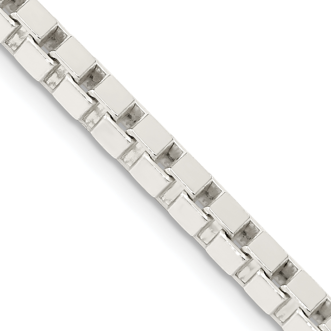 Sterling Silver 3.75mm Box Chain (QBX065-18)