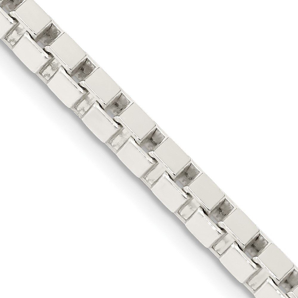 Sterling Silver 3.75mm Box Chain (QBX065-18)
