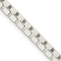 Sterling Silver 3.75mm Box Chain view 1