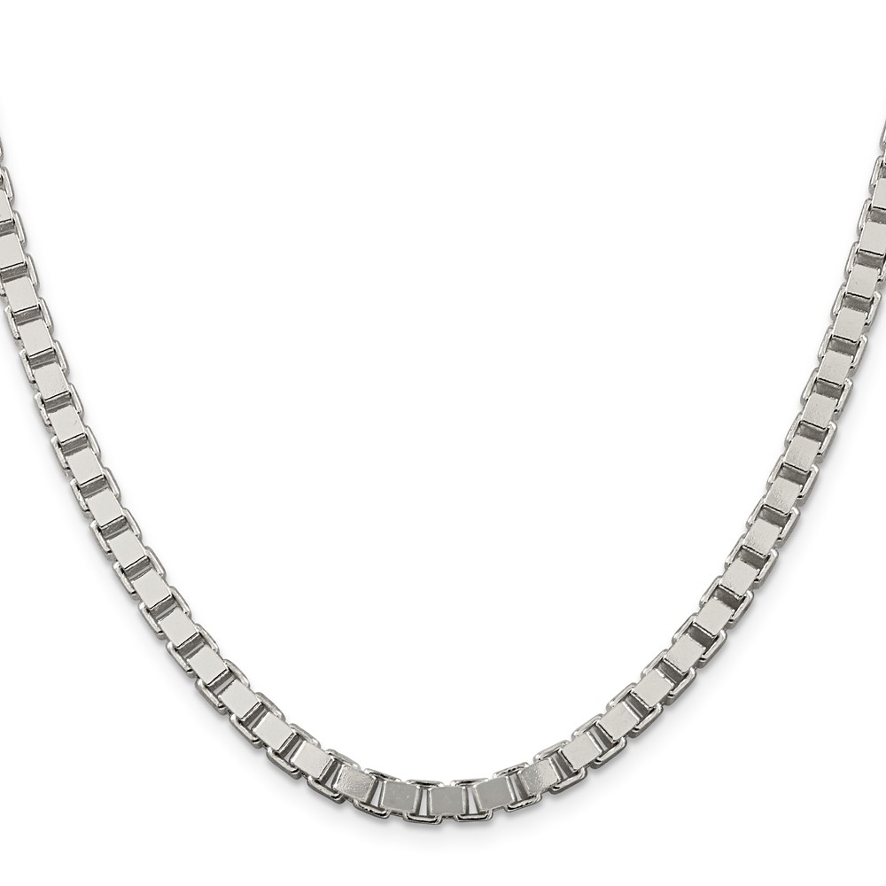 Sterling Silver 4.5mm Box Chain (QBX100-30)
