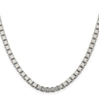 Sterling Silver 4.5mm Box Chain view 2