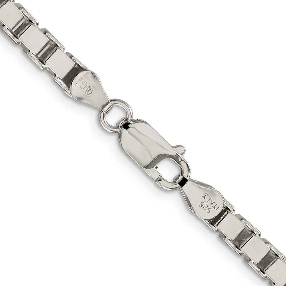 Sterling Silver 4.5mm Box Chain (QBX100-30)