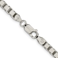 Sterling Silver 4.5mm Box Chain view 3