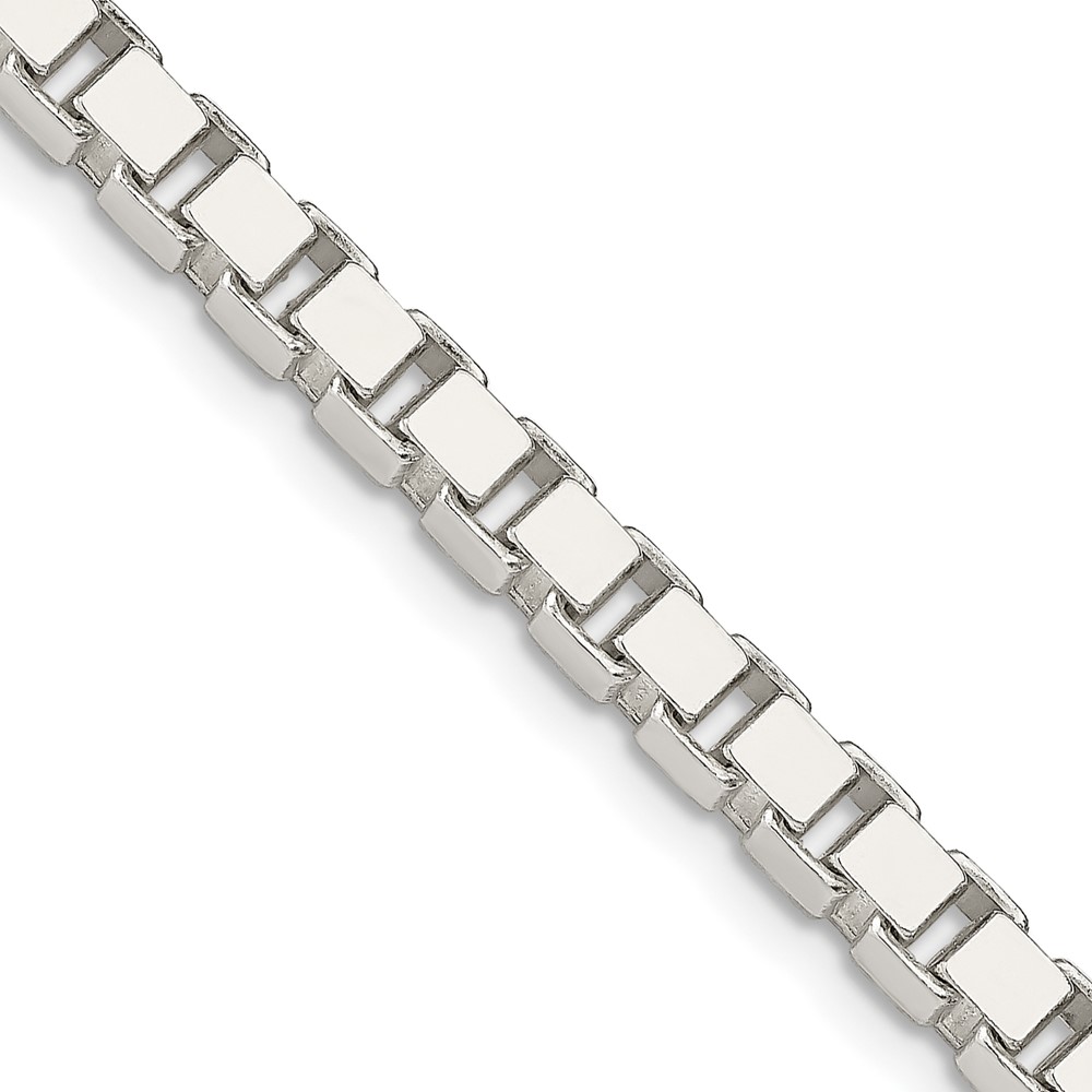 Sterling Silver 4.5mm Box Chain (QBX100-26)