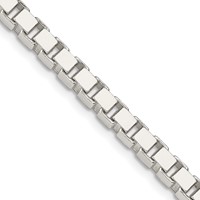 Sterling Silver 4.5mm Box Chain view 1