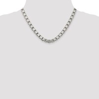 Sterling Silver 7mm Box Chain view 4