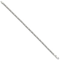 Sterling Silver 2.5mm Byzantine Chain view 2