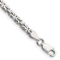 Sterling Silver 2.5mm Byzantine Chain view 1