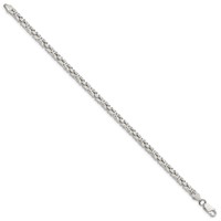 Sterling Silver 3.25mm Byzantine Chain view 2