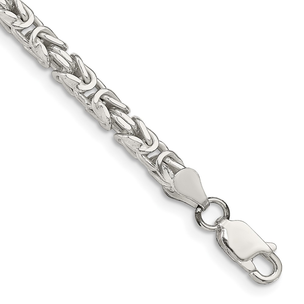 Sterling Silver 3.25mm Byzantine Chain (QBZ080-7)
