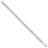 Sterling Silver 4.25mm Byzantine Chain view 2