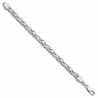 Sterling Silver 6mm Byzantine Chain view 2