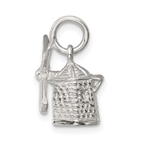 Sterling Silver Windmill Charm view 2