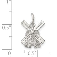 Sterling Silver Windmill Charm view 3