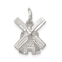 Sterling Silver Windmill Charm view 1