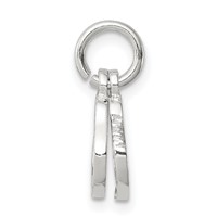 Sterling Silver Handcuffs Charm view 2