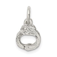 Sterling Silver Handcuffs Charm view 4