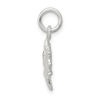 Sterling Silver Maple Leaf Charm view 2