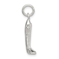 Sterling Silver Jet Charm view 2