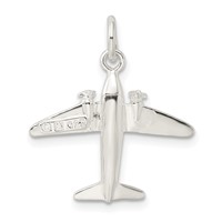 Sterling Silver Jet Charm view 3