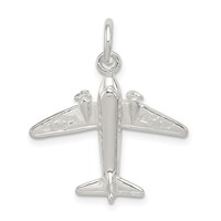 Sterling Silver Jet Charm view 1