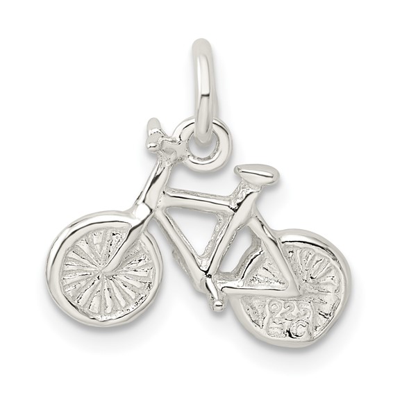 Sterling Silver Bicycle Pendants
