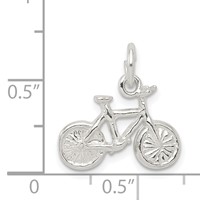 Sterling Silver Bicycle Charm view 4