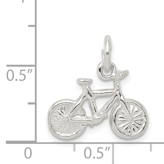 Sterling Silver Bicycle Pendants