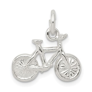 Sterling Silver Bicycle Pendants