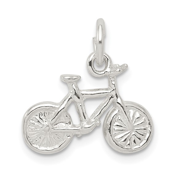 Sterling Silver Bicycle Pendants