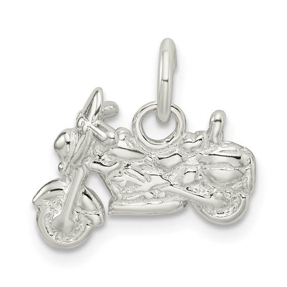 Sterling Silver Motorcycle Pendants