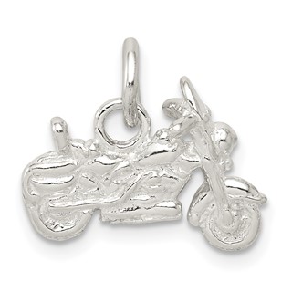 Sterling Silver Motorcycle Pendants