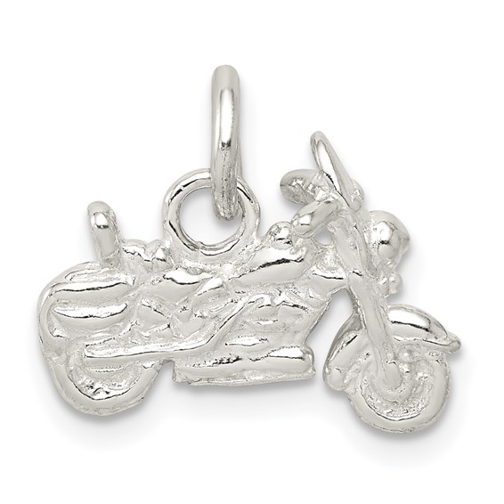 Sterling Silver Motorcycle Pendants