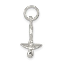 Sterling Silver Pacifier Charm view 2