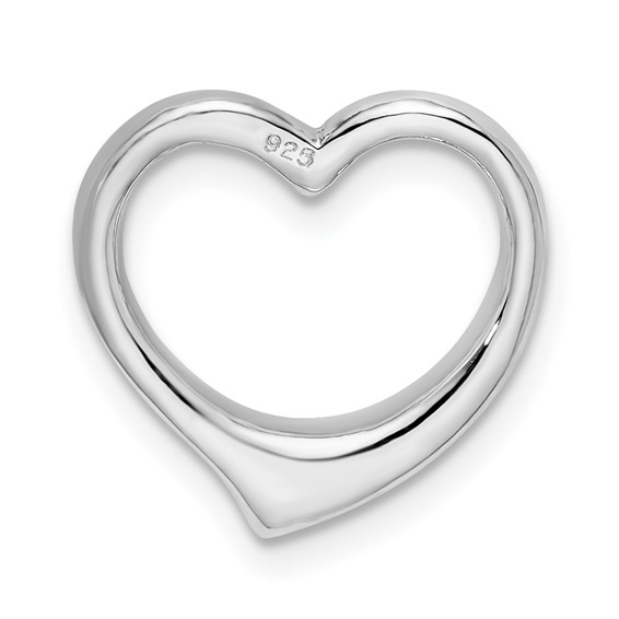 Sterling Silver Heart Chain Slide