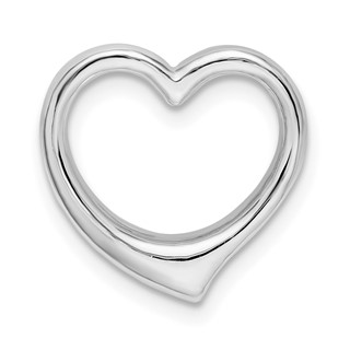 Sterling Silver Heart Chain Slide