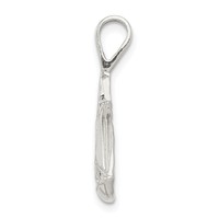 Sterling Silver Polished Sailboat Charm view 2