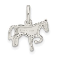Sterling Silver Horse Charm view 3