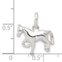 Sterling Silver Horse Charm view 4