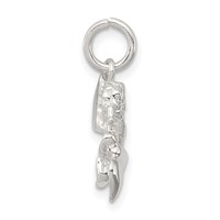Sterling Silver Cupid Charm view 2