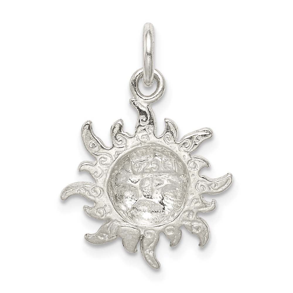 Sterling Silver Sun Charm (QC1085)
