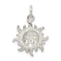 Sterling Silver Sun Charm view 4