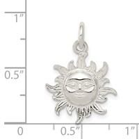 Sterling Silver Sun Charm view 3
