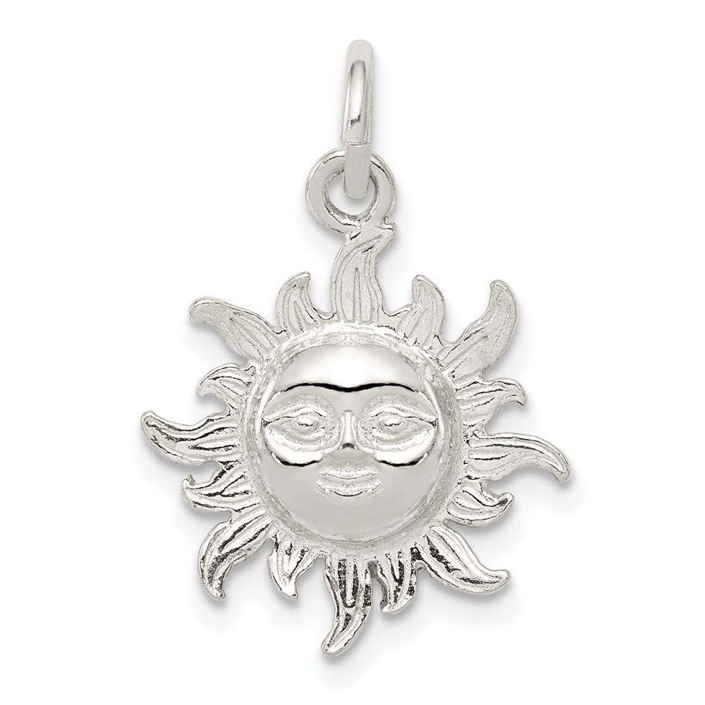 Sterling Silver Sun Charm (QC1085)