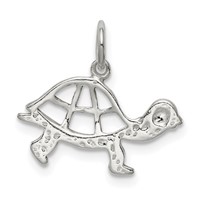 Sterling Silver Turtle Charm view 4